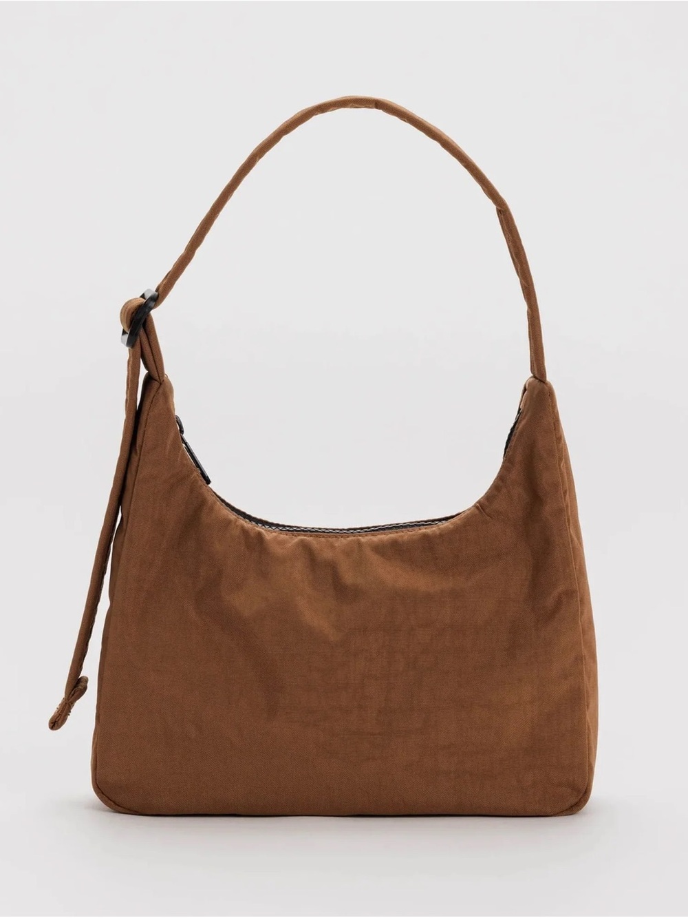 BAGGU Mini Nylon Shoulder Bag in Brown